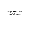 AlignAssist User`s Manual