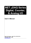 NET uDAQ Manual - EAGLE Technology