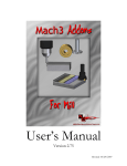 Mach3 Addons for Mill Manual Version 2.75