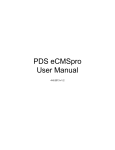PDS eCMSpro User Manual