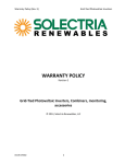 WARRANTY POLICY - Fortune Energy