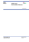 User`s Manual GREEN Series Communication Reference