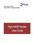 PigCHAMP Mobile User Guide