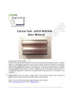 Calixto-Telit xE910 MODEM User Manual