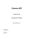 API Manual - 1stVision