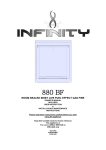 Infinity 880BF Instruction Manual