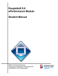 e-Performance User Manual - City and County of Denver