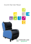 Cura Air Chair User Manual.