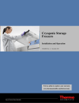 Cryogenic Freezer - User Manual [EN]