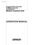OPERATION MANUAL Motion Control Unit