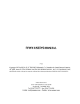 FPWX USER`S MANUAL