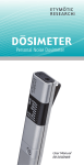 ER-200DW8 Personal Noise Dosimeter User Manual