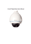 6-inch IP Speed Dome User`s Manual