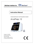 Anaprep 12 User`s Manual