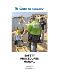 Safety Procedures Manual - DuPage Habitat for Humanity