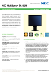 NEC MultiSync® EA192M