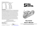 user`s manual (1.23mb pdf) - Sea Catch by McMillan Design, Inc.