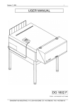 USER MANUAL DG 1802 F