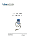 SeaLINK+232 USER MANUAL