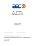 ADL 1000-5100 Large AP-1 Control Dehumidifying Dryer