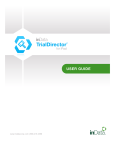 TrialDirector for iPad User Guide