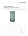 Liebert® SRT™ Battery Cabinet