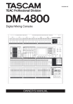 DM-4800 OWNER`S MANUAL