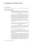 Chapter 8, Thermal Conductivity