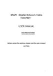 DNVR（Digital Network Video Recorder） USER MANUAL