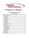 website user manual