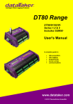 DT80 Series User`s Manual