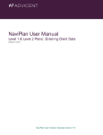 NaviPlan User Manual: Level 1 & Level 2 Plans – Entering Data