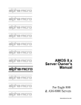 AMOS 8.X Server Owner`s Manual