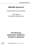 High Performance Model QCPU(Q Mode) User`s Manual(Hardware