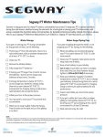 Segway PT Winter Maintenance Tips