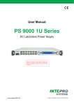 ps 9000 1u - user manual
