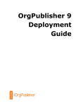 OrgPublisher 9 Deployment Guide