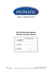 Wi-Card Sporting Claymate Operator and User Manual