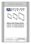 User Manual - Hatteland Display AS