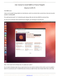 User manual to install QB64 on Precise Pangolin Ubuntu