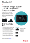 Premium image quality and expression in a timeless design