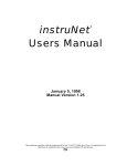 instruNet® Users Manual