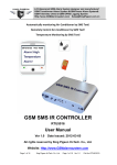 GSM SMS IR CONTROLLER
