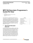 MPC184 Descriptor Programmer`s Guide--PCI View