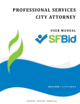 User Manual for City Attorney