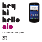 ZTE Overture™ user guide