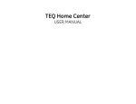 GE TEQ Home Center Software Manual