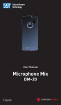 DM-20 DigiSystem Microphone Manual