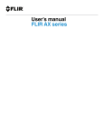 User`s manual FLIR AX series