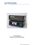 User`s Manual SM202T and SMV23 Modem
